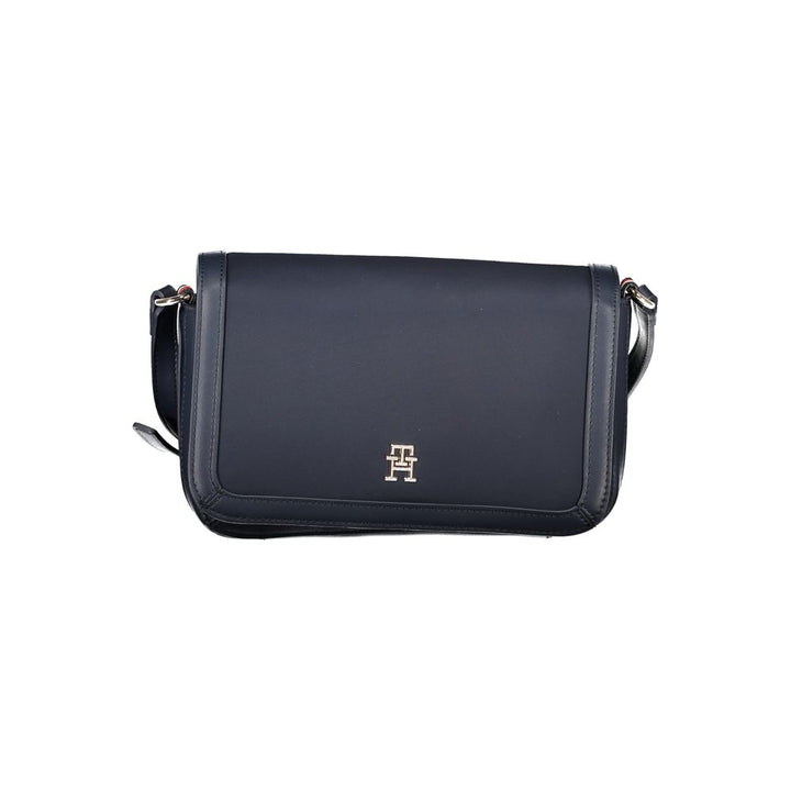 Tommy Hilfiger – Blaue Polyester-Handtasche