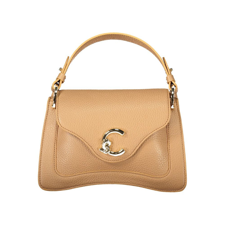 Coccinelle Braune Leder Damen Handtasche