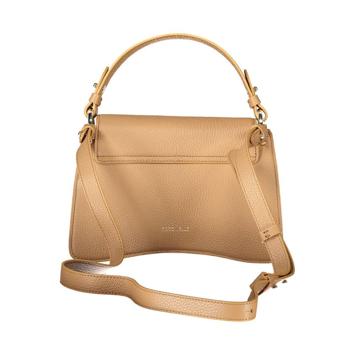 Coccinelle Braune Leder Damen Handtasche