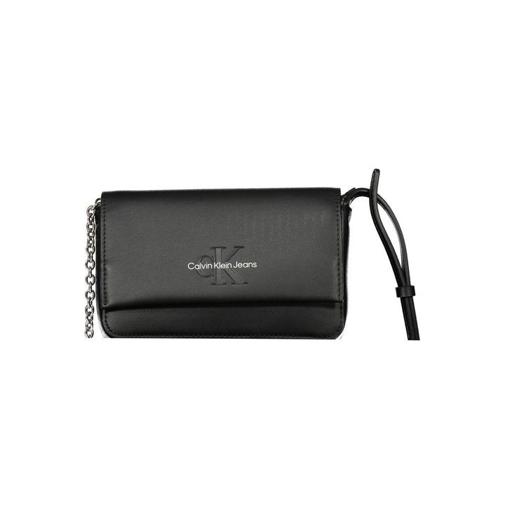Calvin Klein Schwarze Polyester-Damenhandtasche