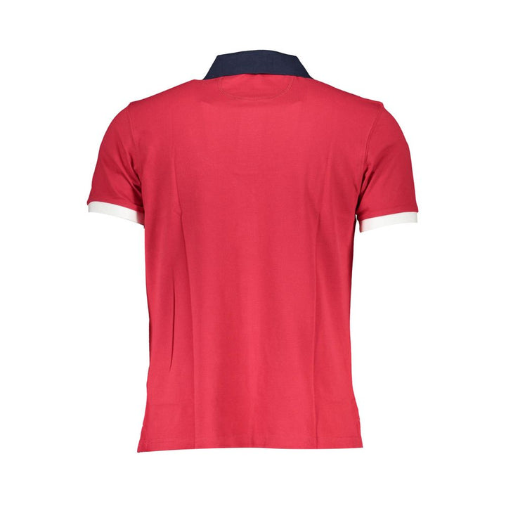 La Martina Poloshirt aus roter Baumwolle