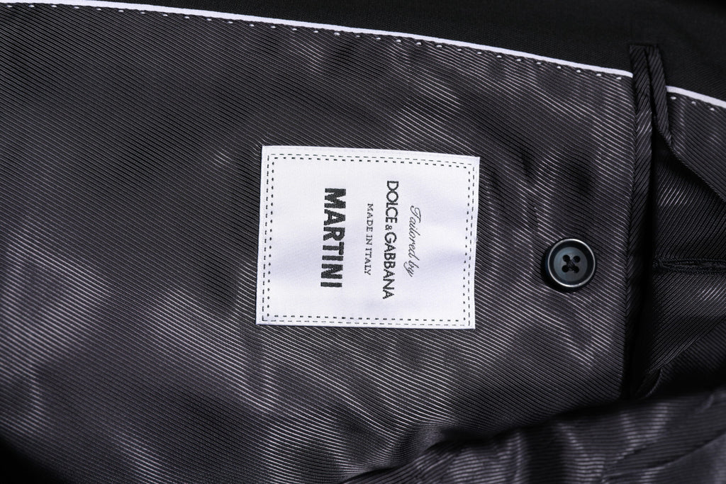 Dolce &amp; Gabbana Dunkelblauer MARTINI Wollblazer-Mantel