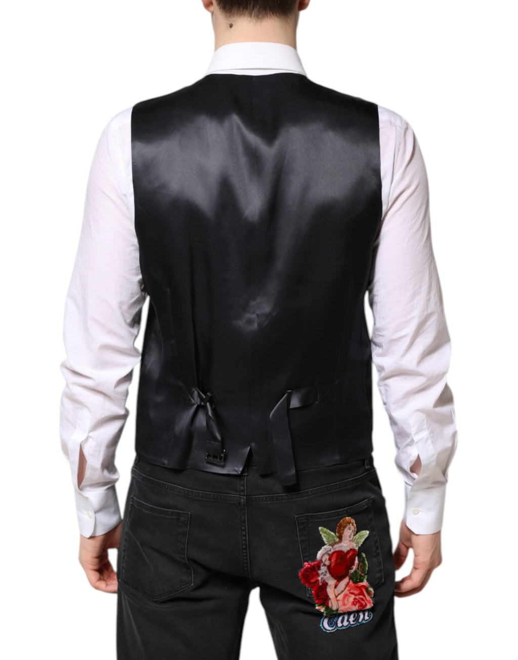 Dolce &amp; Gabbana – Dunkelblauer MARTINI-Wollanzug, 2-teilige Jacke