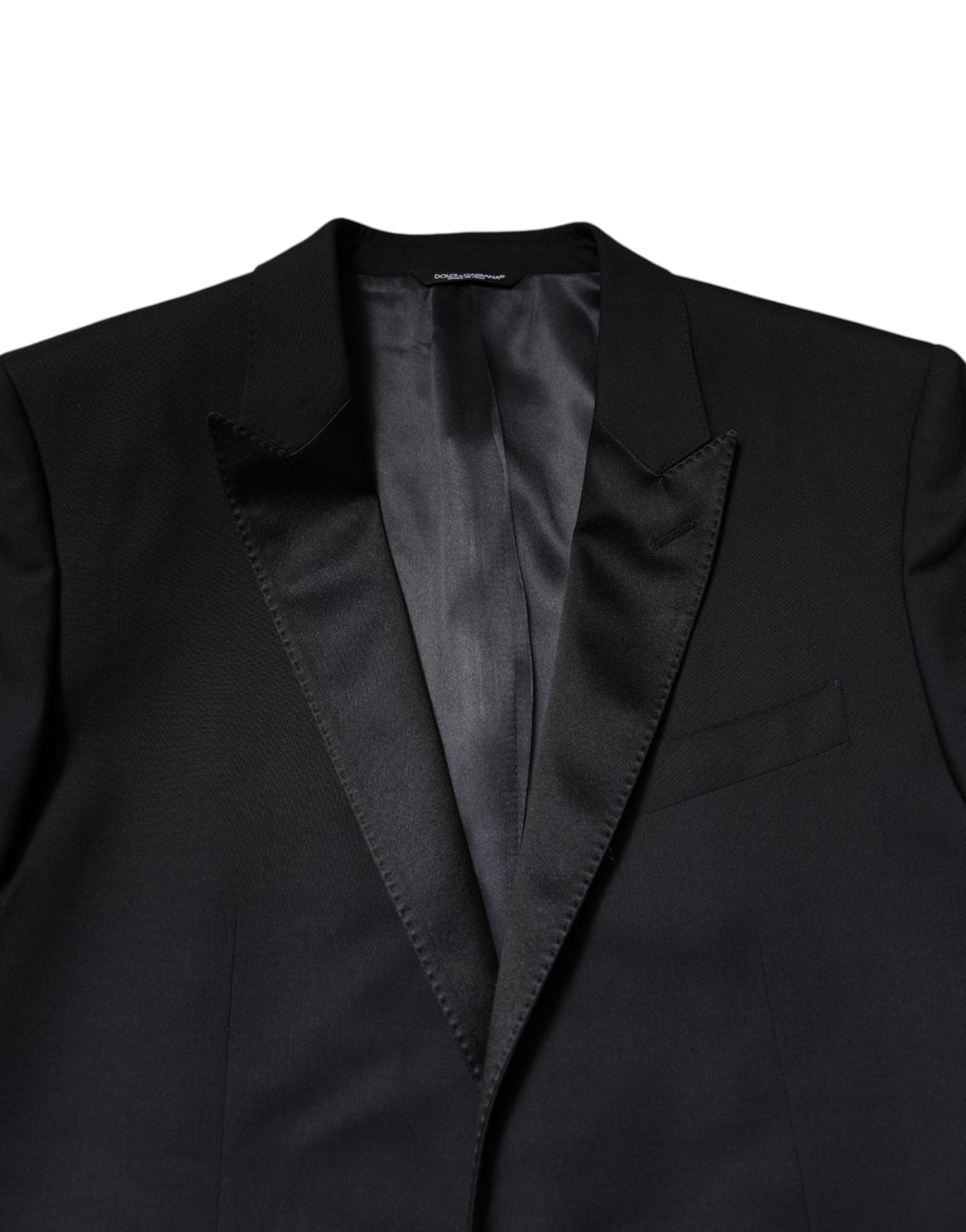 Dolce &amp; Gabbana – Dunkelblauer MARTINI-Wollanzug, 2-teilige Jacke