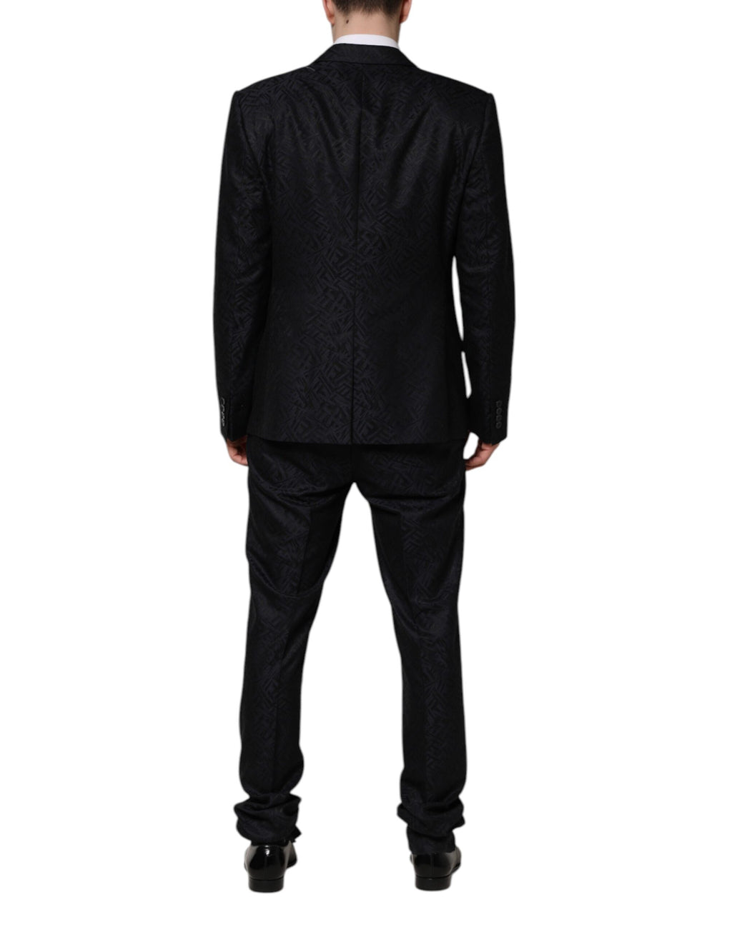 Dolce &amp; Gabbana – Schwarzer MARTINI King Skeleton 2-teiliger Anzug