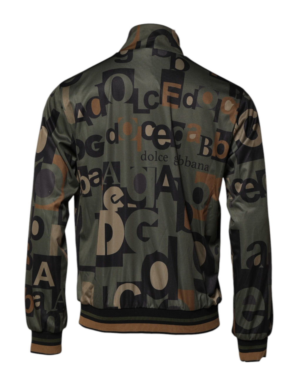 Dolce &amp; Gabbana – Bomberpullover mit durchgehendem Reißverschluss und mehrfarbigem Logo für Herren