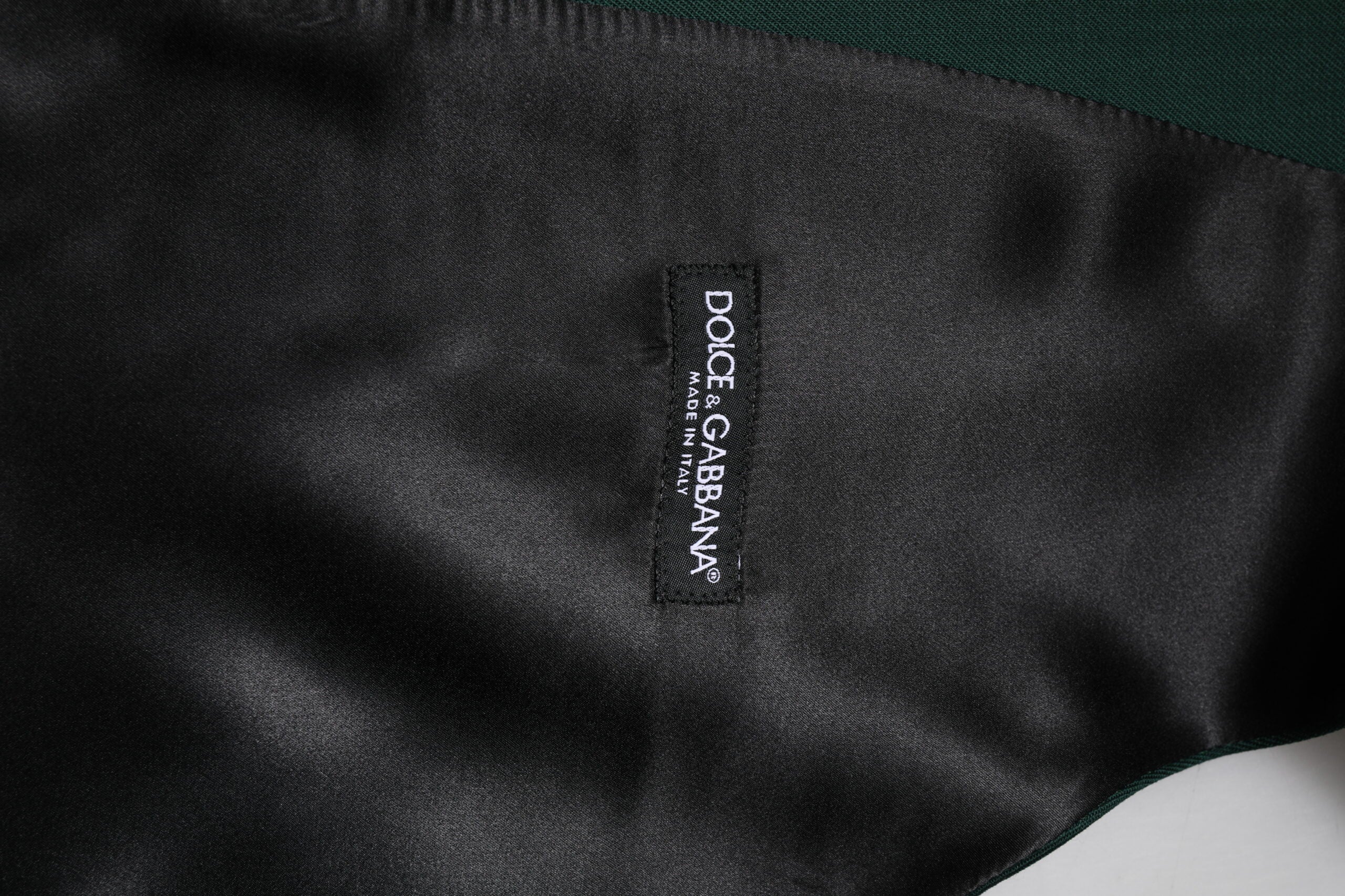 Dolce &amp; Gabbana Grüne Wollweste für formelle Anlässe