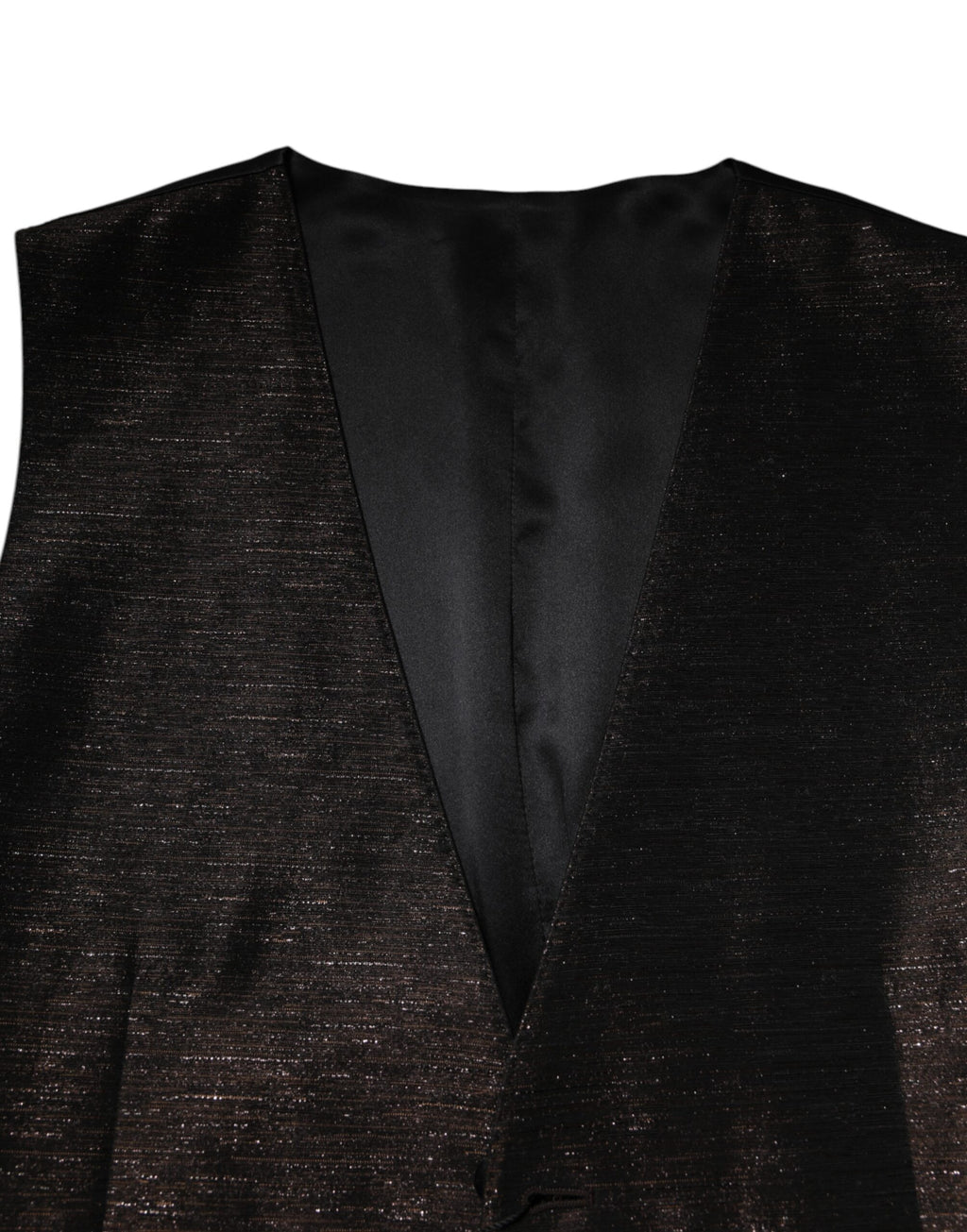 Dolce &amp; Gabbana Dunkelbraune Weste für formelle Anlässe