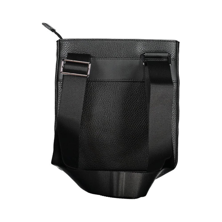Tommy Hilfiger – Schwarze Polyethylen-Umhängetasche für Herren