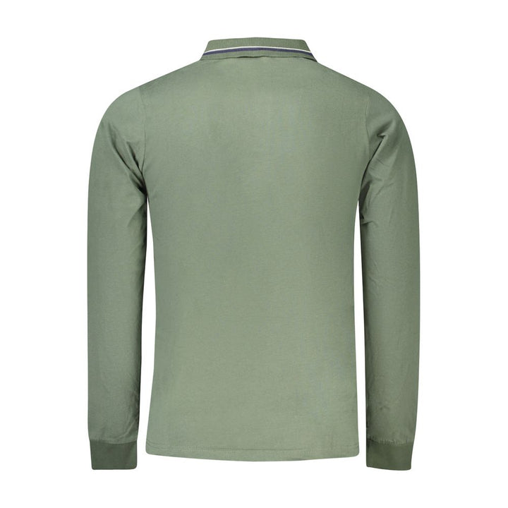 Norwegen 1963 Grünes Poloshirt aus Baumwolle für Herren