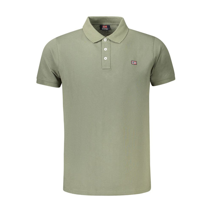 Grünes Poloshirt aus Baumwolle von Norwegen 1963