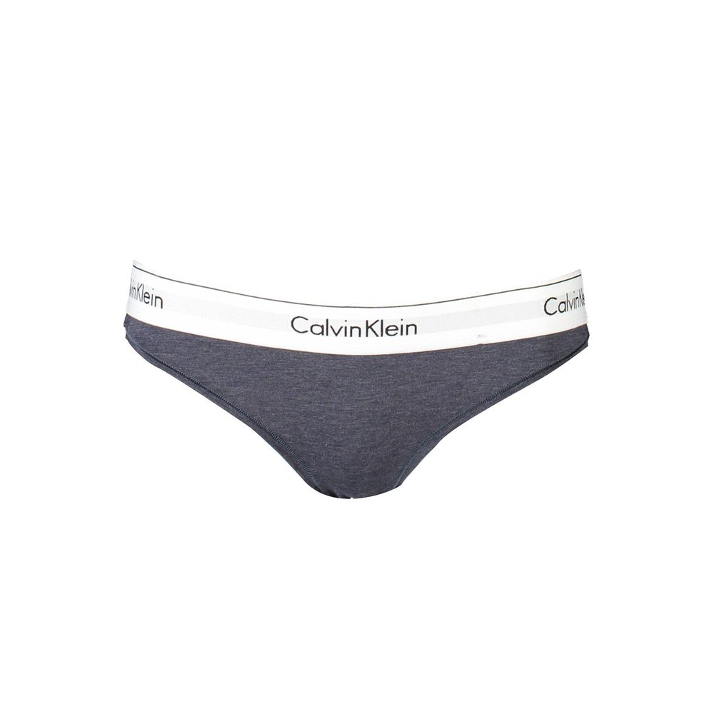 Calvin Klein Damen Slip aus Baumwolle, blau
