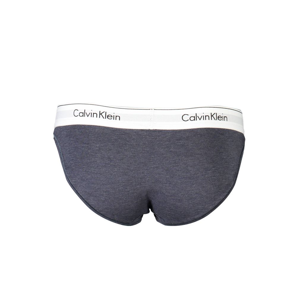 Calvin Klein Damen Slip aus Baumwolle, blau