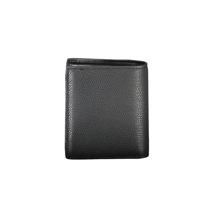 Tommy Hilfiger – Schwarze Lederbrieftasche für Herren