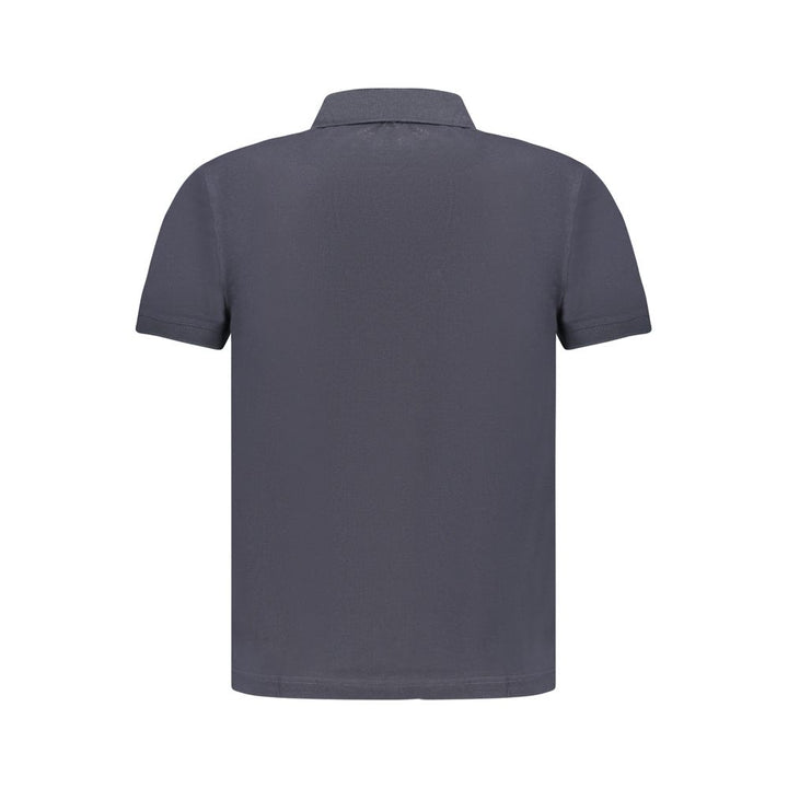 K-WAY Herren Poloshirt aus blauer Baumwolle