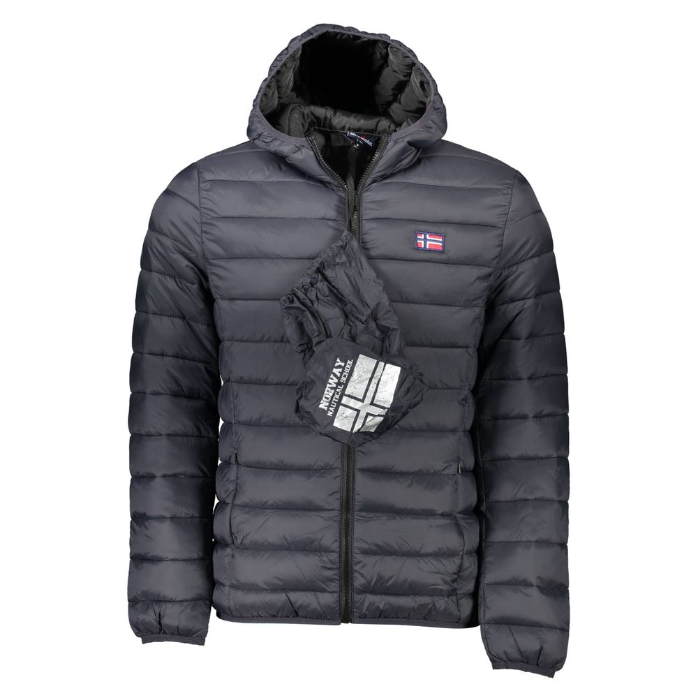 Norwegen 1963 Schwarze Polyamid-Herrenjacke
