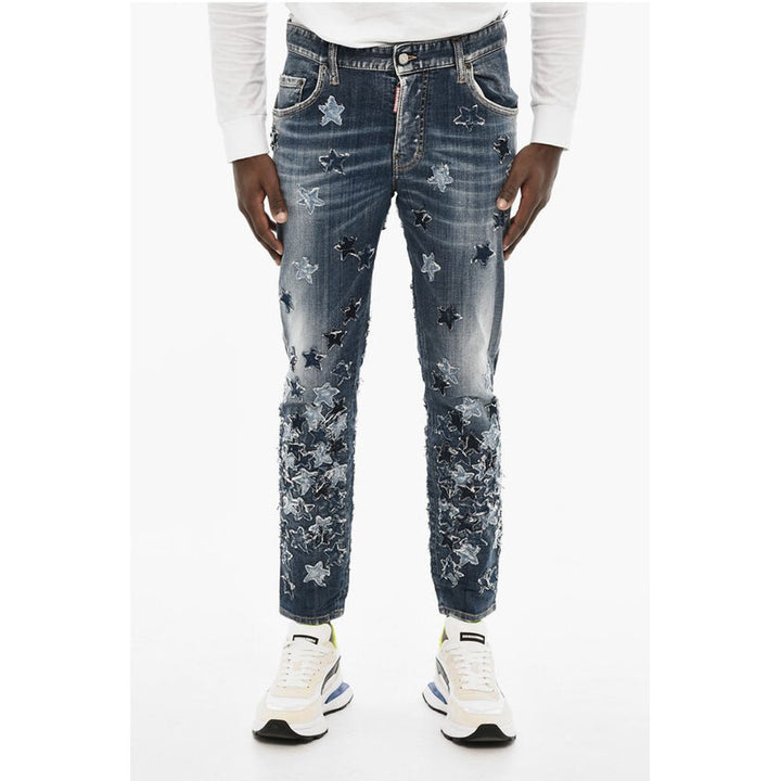 Dsquared² Blue Cotton Jeans Denim