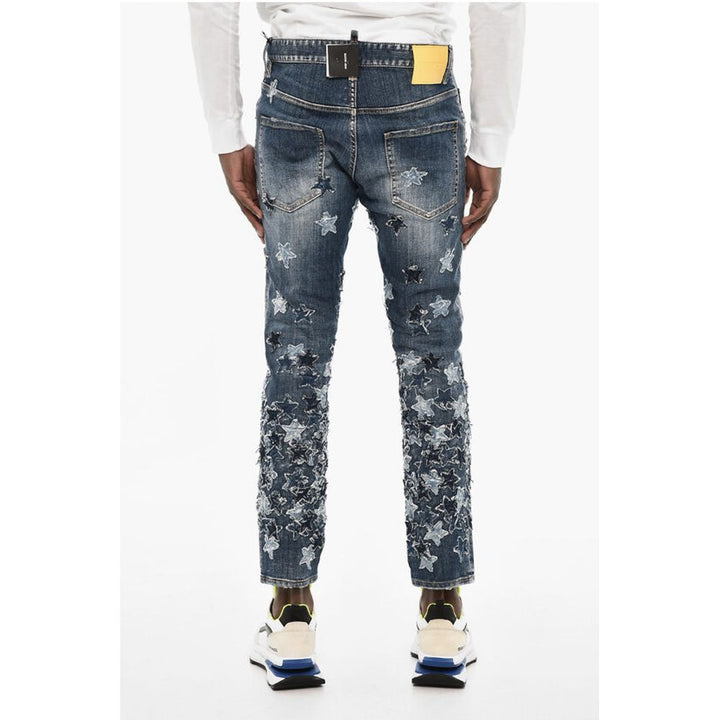 Dsquared² Blue Cotton Jeans Denim