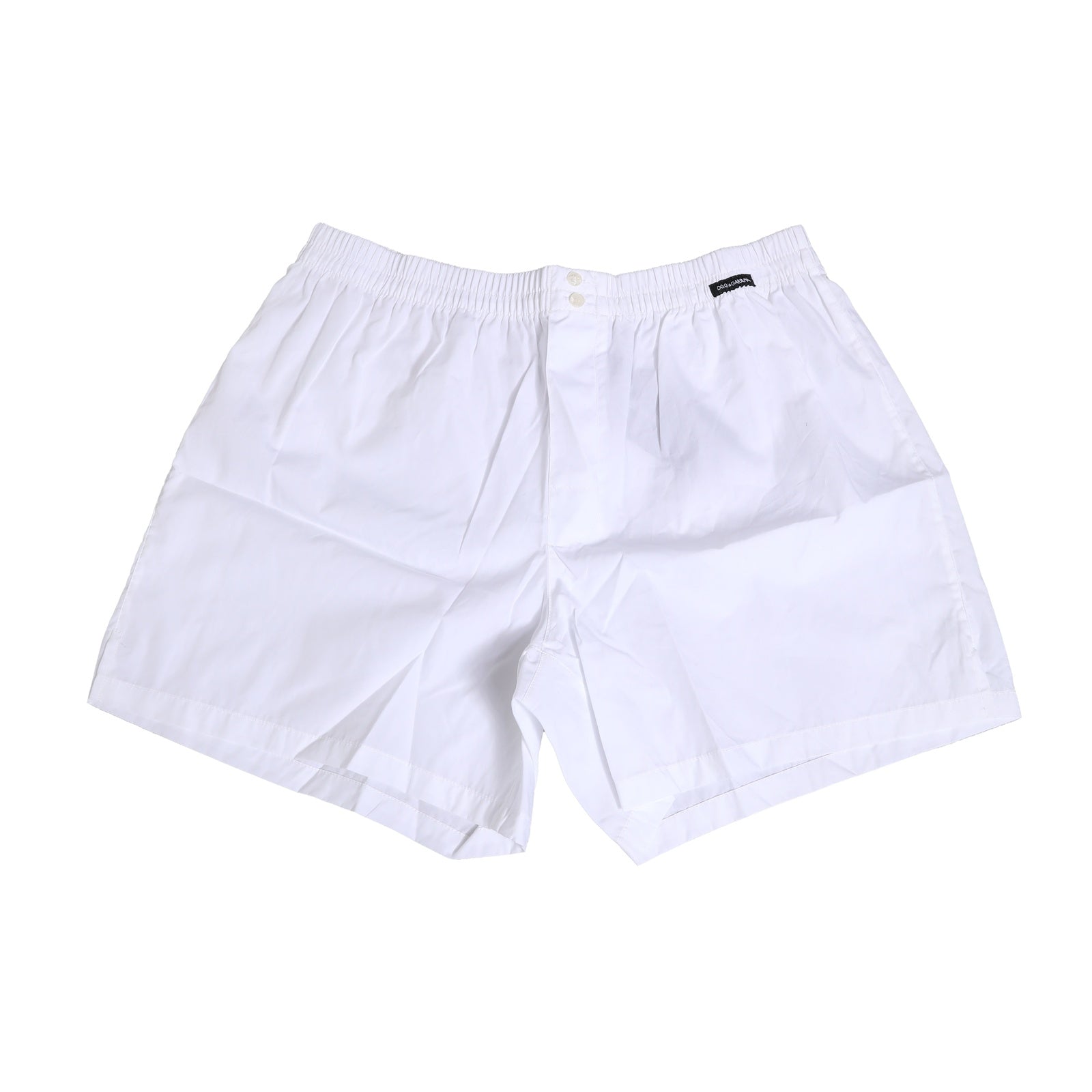 Dolce &amp; Gabbana – Weiße Boxershorts aus Baumwolle in regulärer Passform