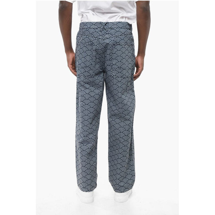 Kenzo 5-Pocket SEIGAIHA Pants with Rainbow Motif