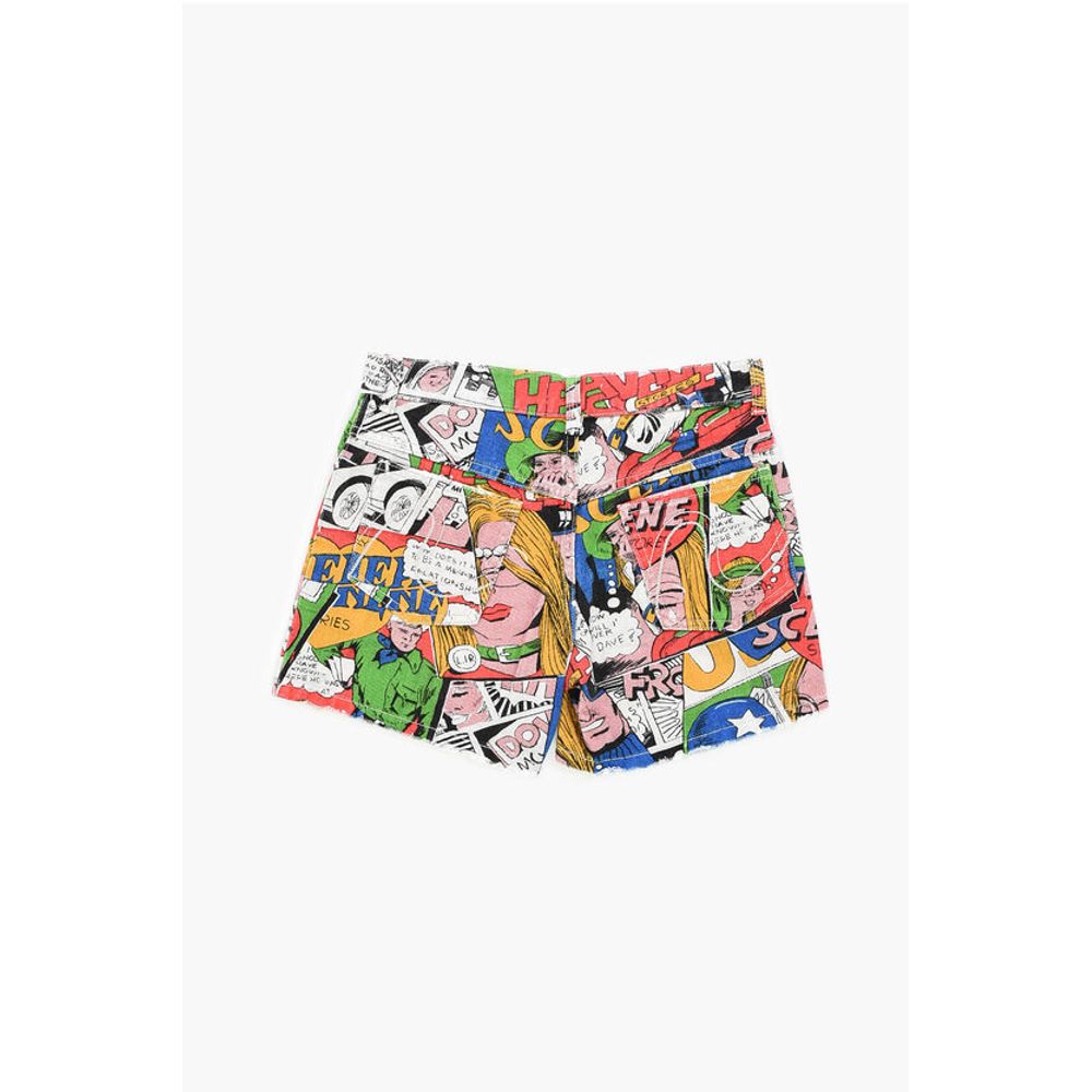 ERL Printed Denim Shorts