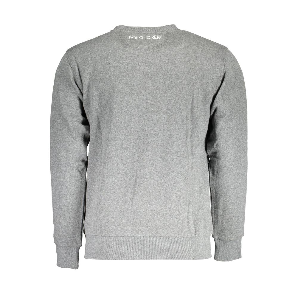 La Martina Grauer Baumwollpullover für Herren