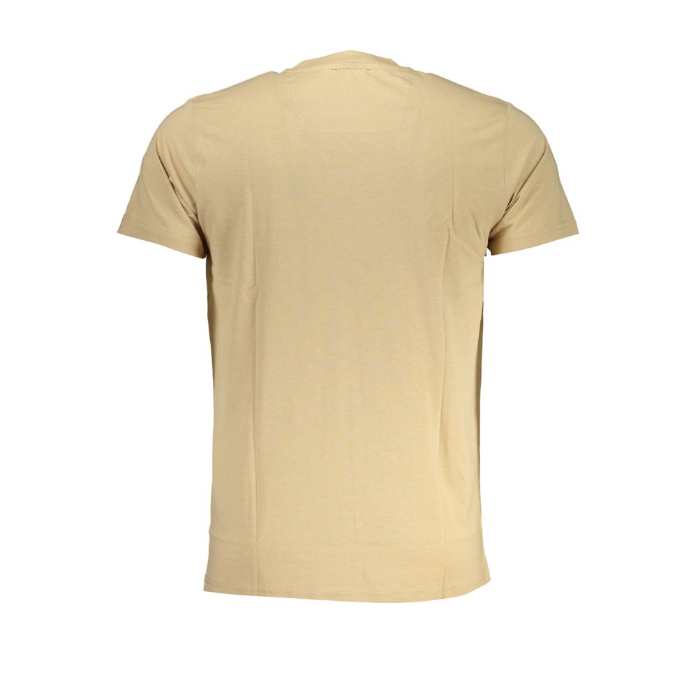 Beiges Baumwoll-T-Shirt der Cavalli Class