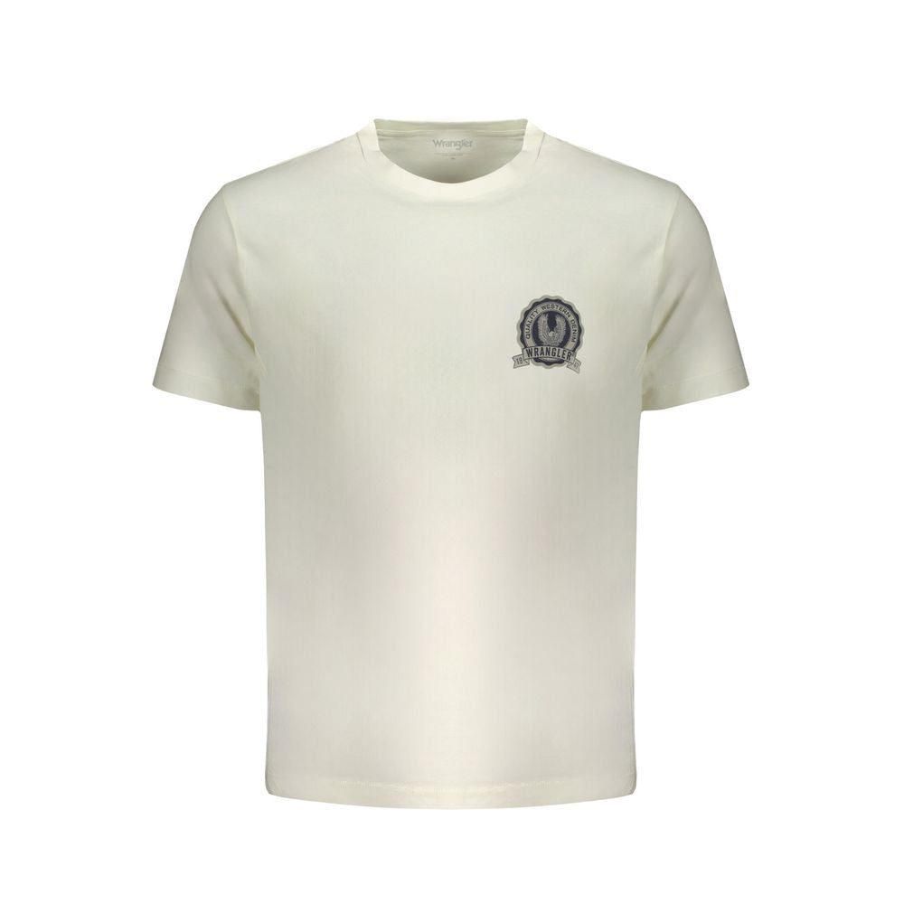 Wrangler – Weißes Baumwoll-T-Shirt