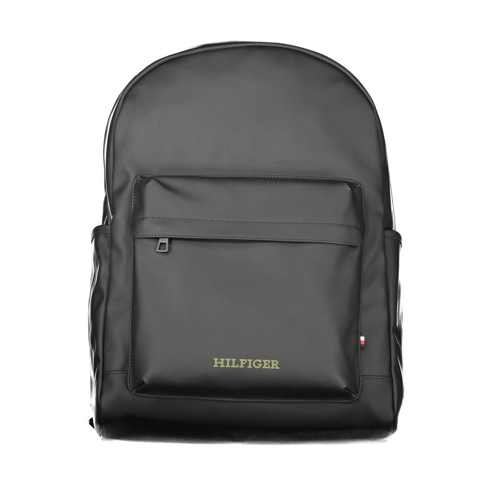 Tommy Hilfiger – Schwarzer Polyester-Rucksack