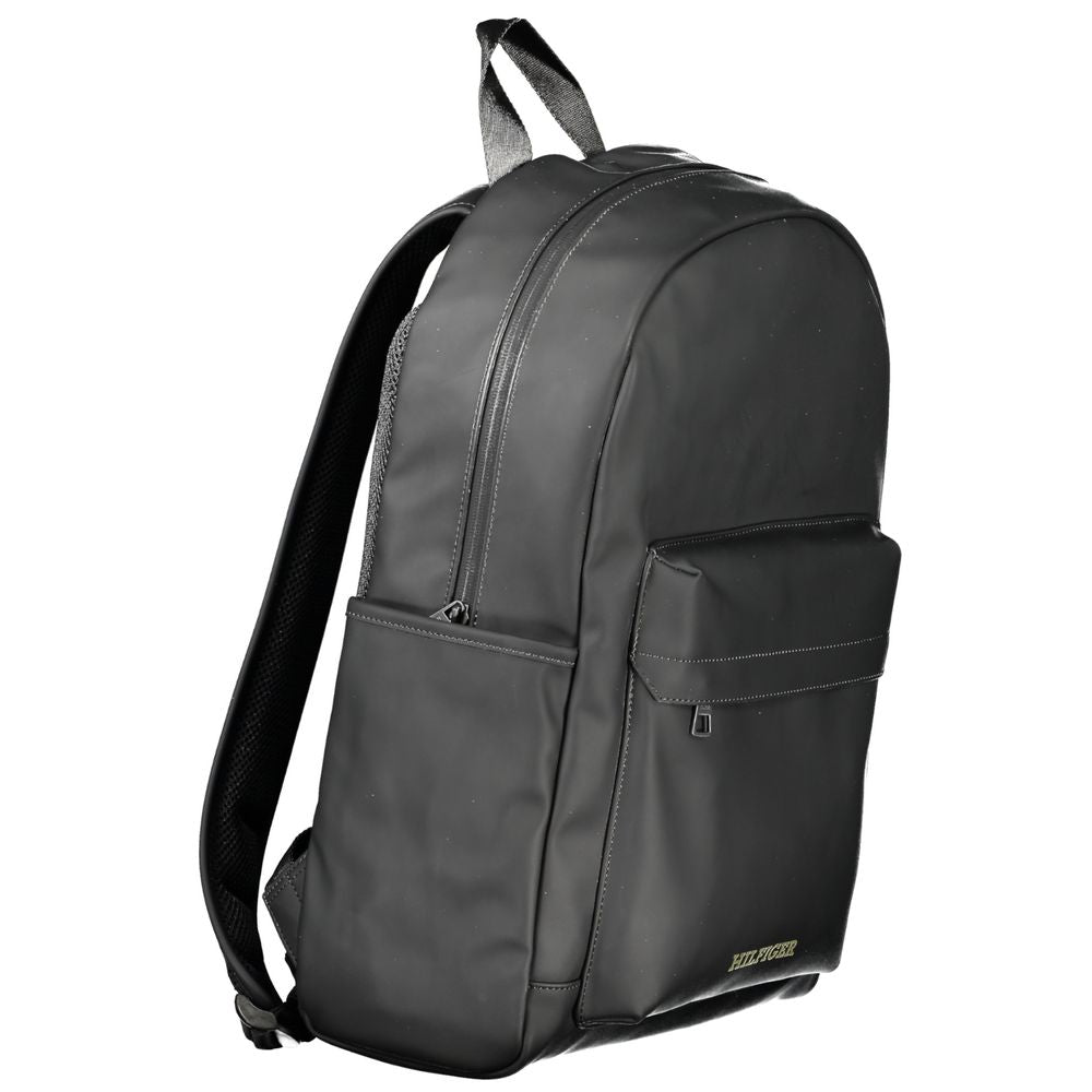 Tommy Hilfiger – Schwarzer Polyester-Rucksack