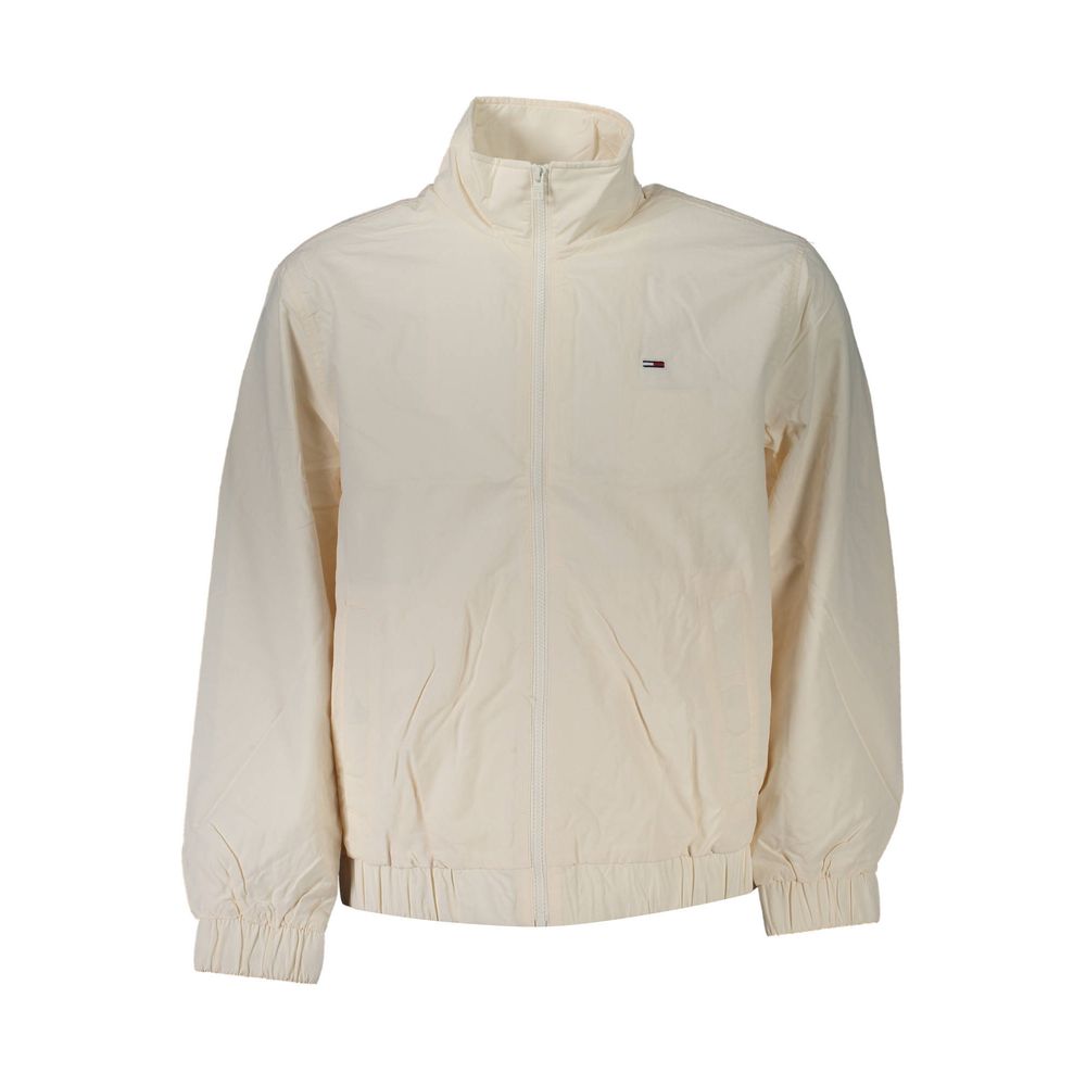 Tommy Hilfiger – Weiße Polyamid-Herrenjacke