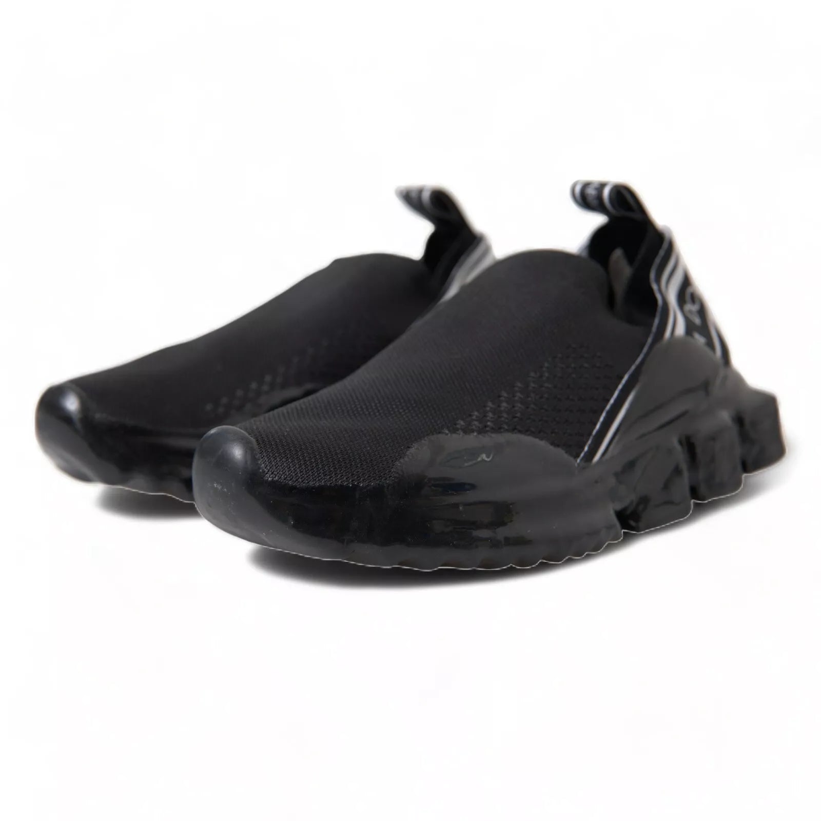 Dolce &amp; Gabbana – Schwarze Sorrento-Sneaker zum Hineinschlüpfen