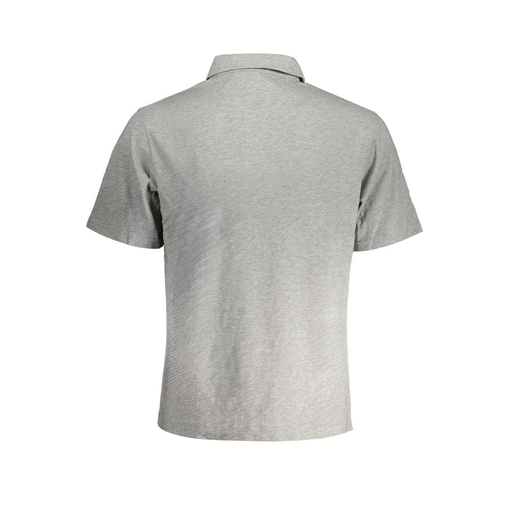La Martina Herren Poloshirt aus brauner Baumwolle