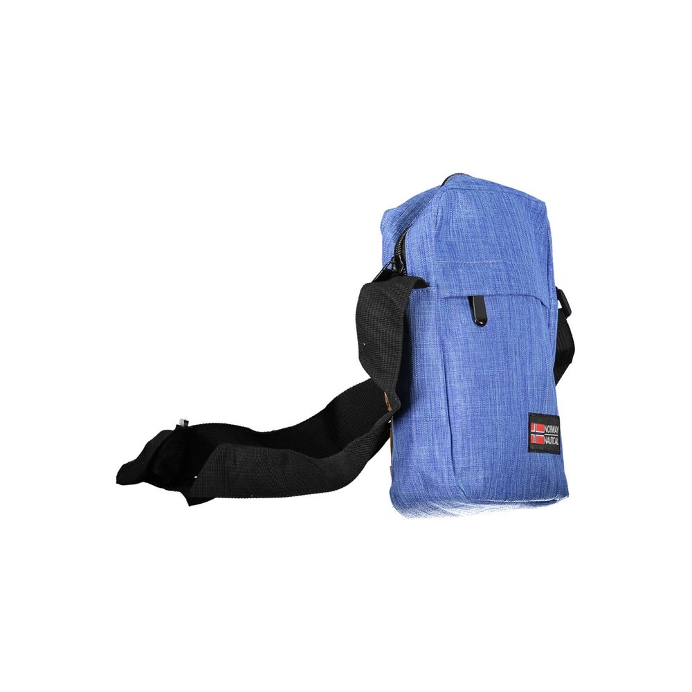 Norwegen 1963 Blaue Polyester-Umhängetasche