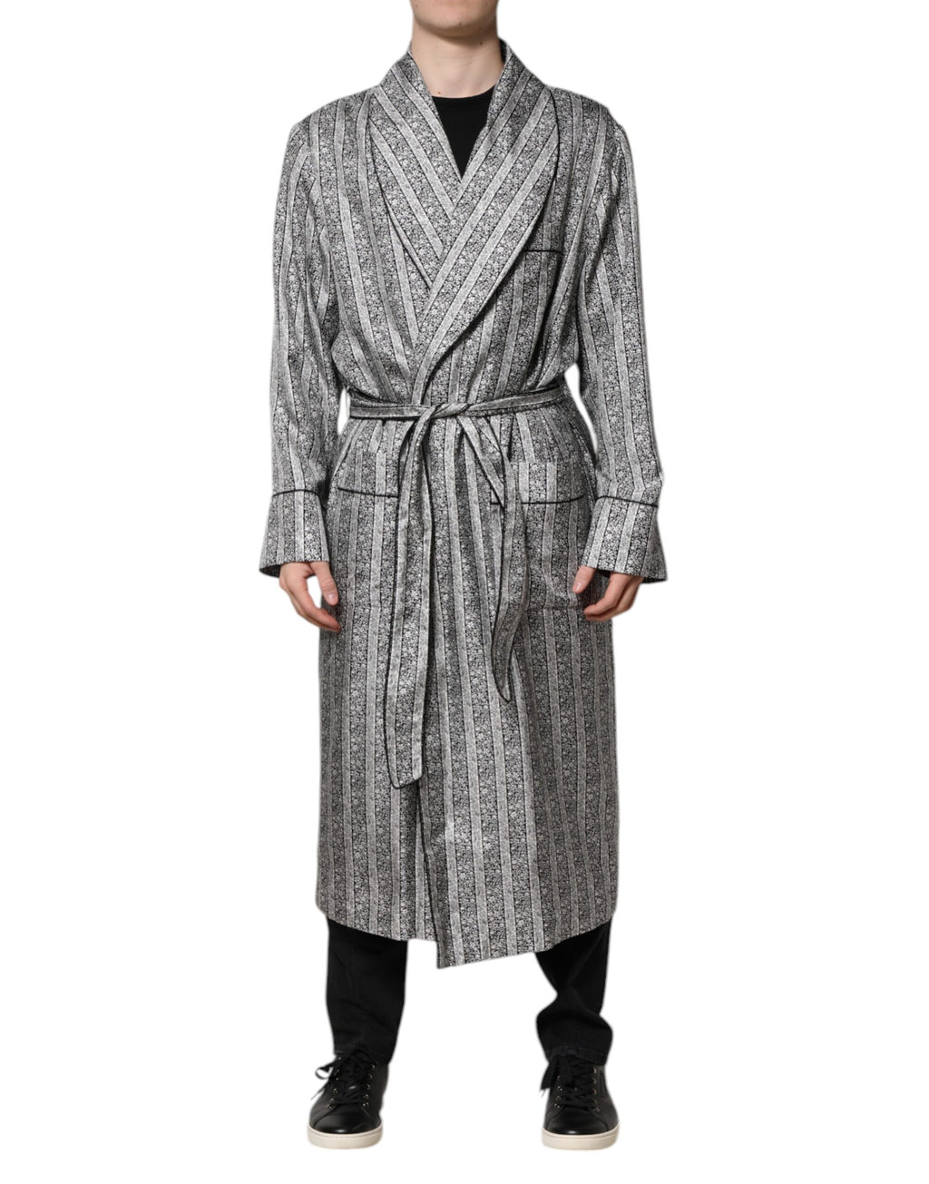 Dolce &amp; Gabbana – Wickeljacke mit mehrfarbigem Blumenmuster