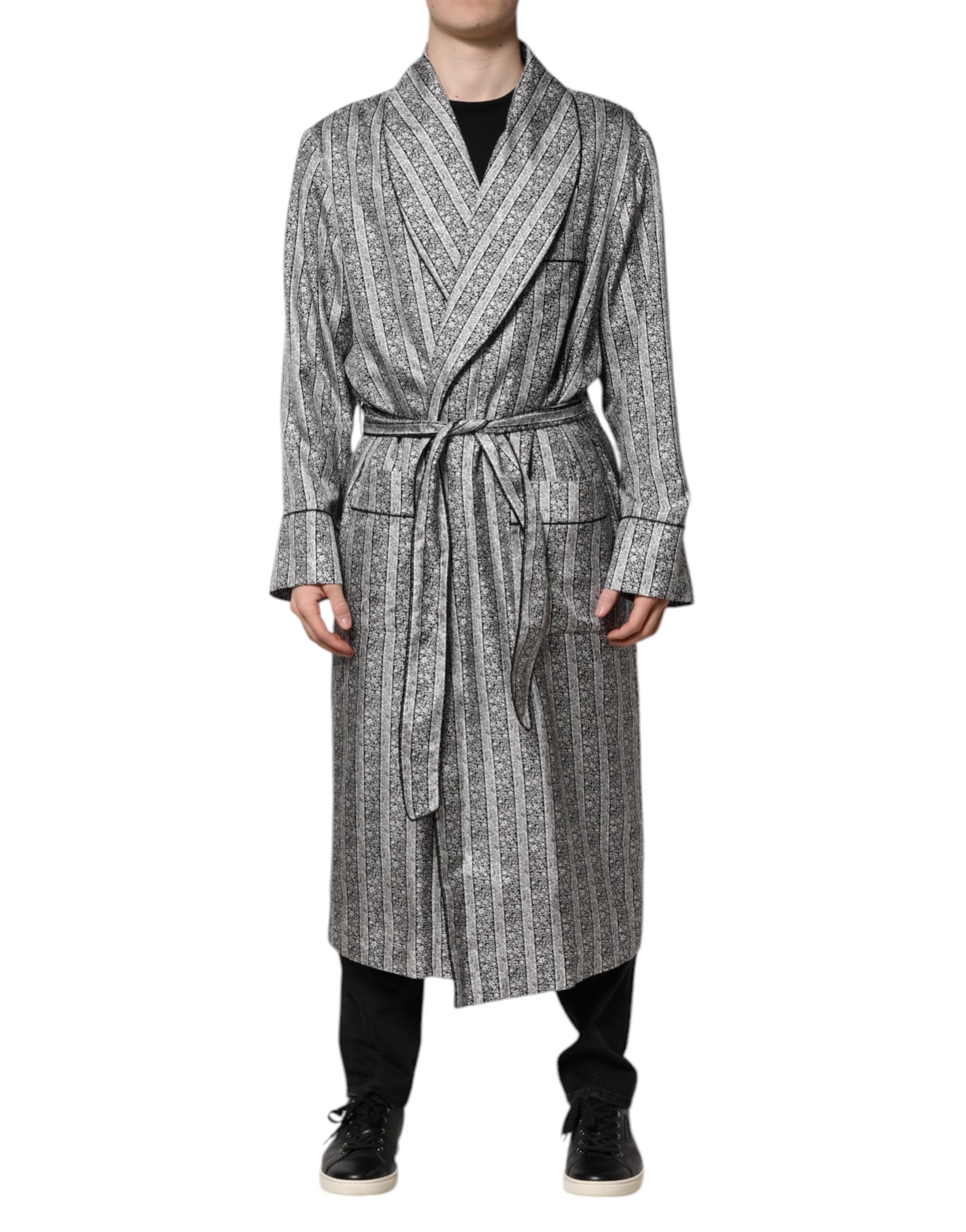 Dolce &amp; Gabbana – Wickeljacke mit mehrfarbigem Blumenmuster