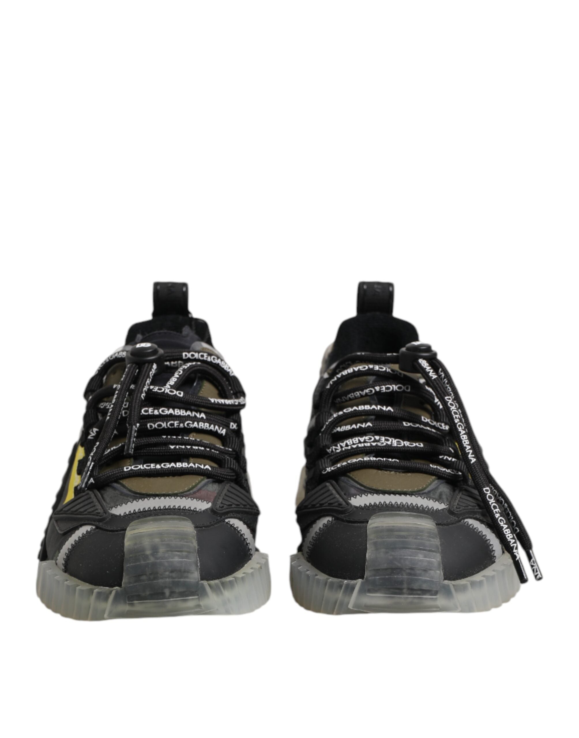 Dolce &amp; Gabbana – Mehrfarbige Low-Top-Sneakers „NS1“ mit Schnürung