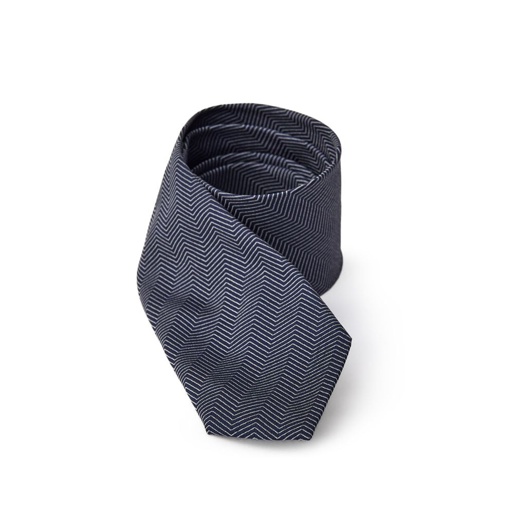 Jil Sander Blaue Seidenkrawatten &amp; Fliegen