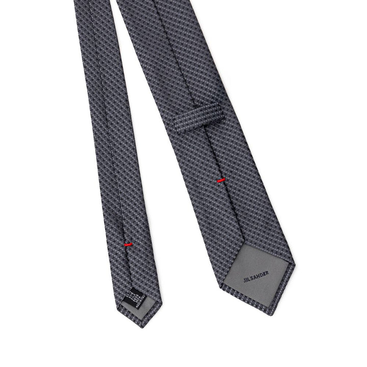 Jil Sander Gray Silk Ties & Bowty