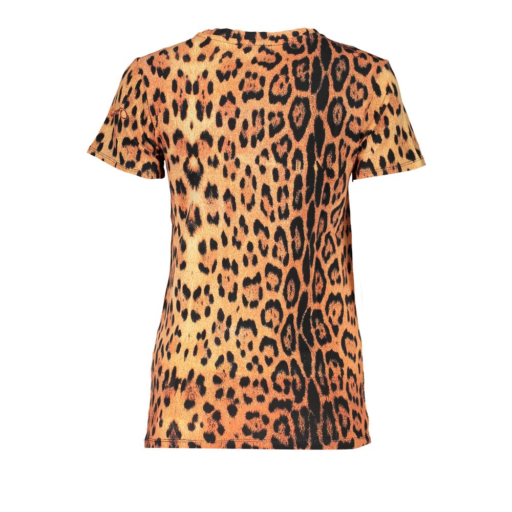 Cavalli Class Orange Baumwolloberteile und T-Shirts