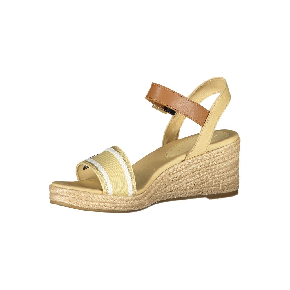 Tommy Hilfiger – Beige Polyester-Sandalen