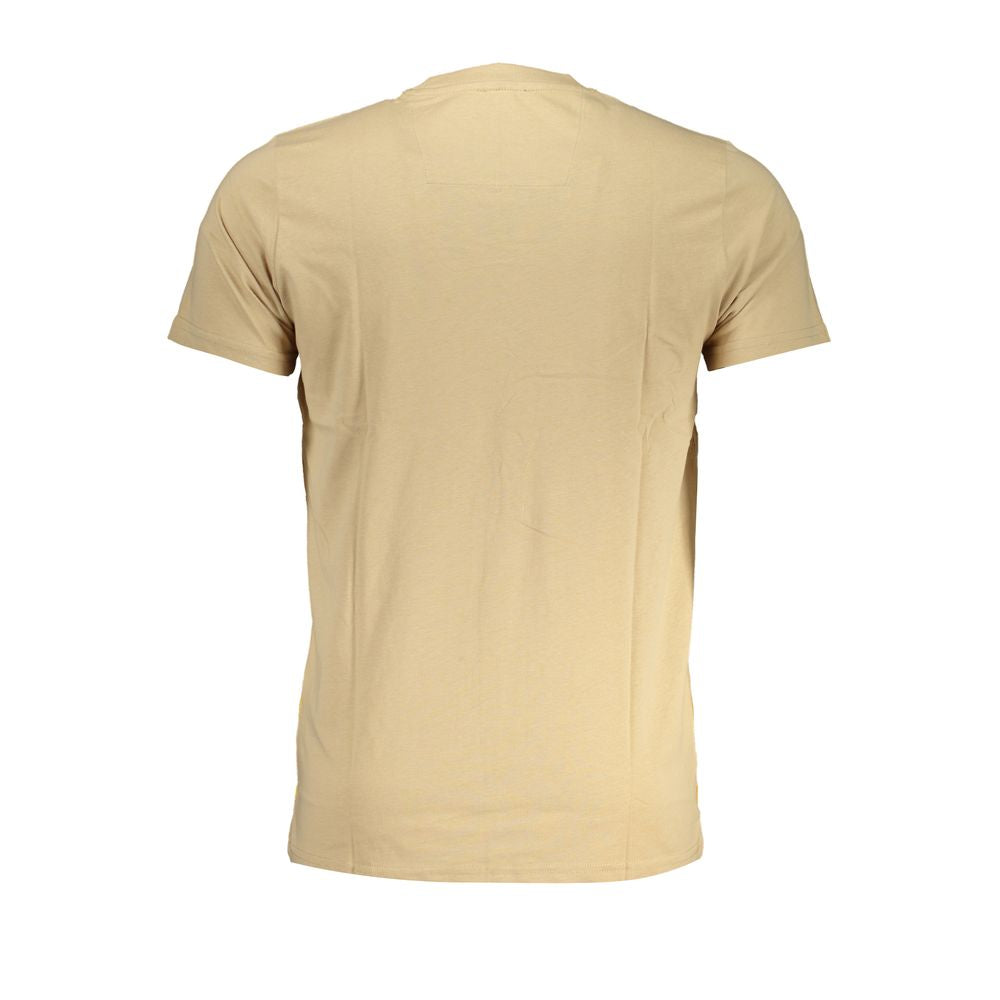 Beiges Baumwoll-T-Shirt der Cavalli Class