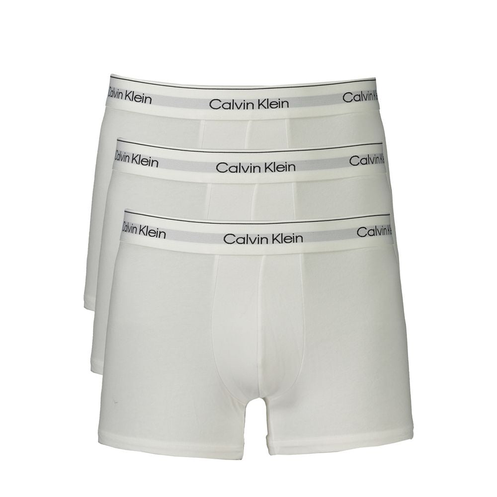 Calvin Klein Herren Boxershorts aus weißer Baumwolle
