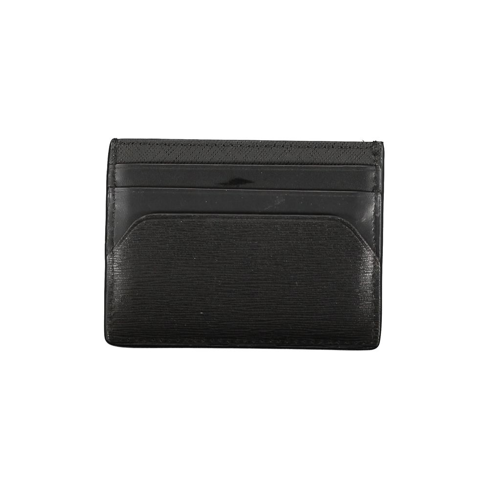 Tommy Hilfiger – Schwarze Lederbrieftasche