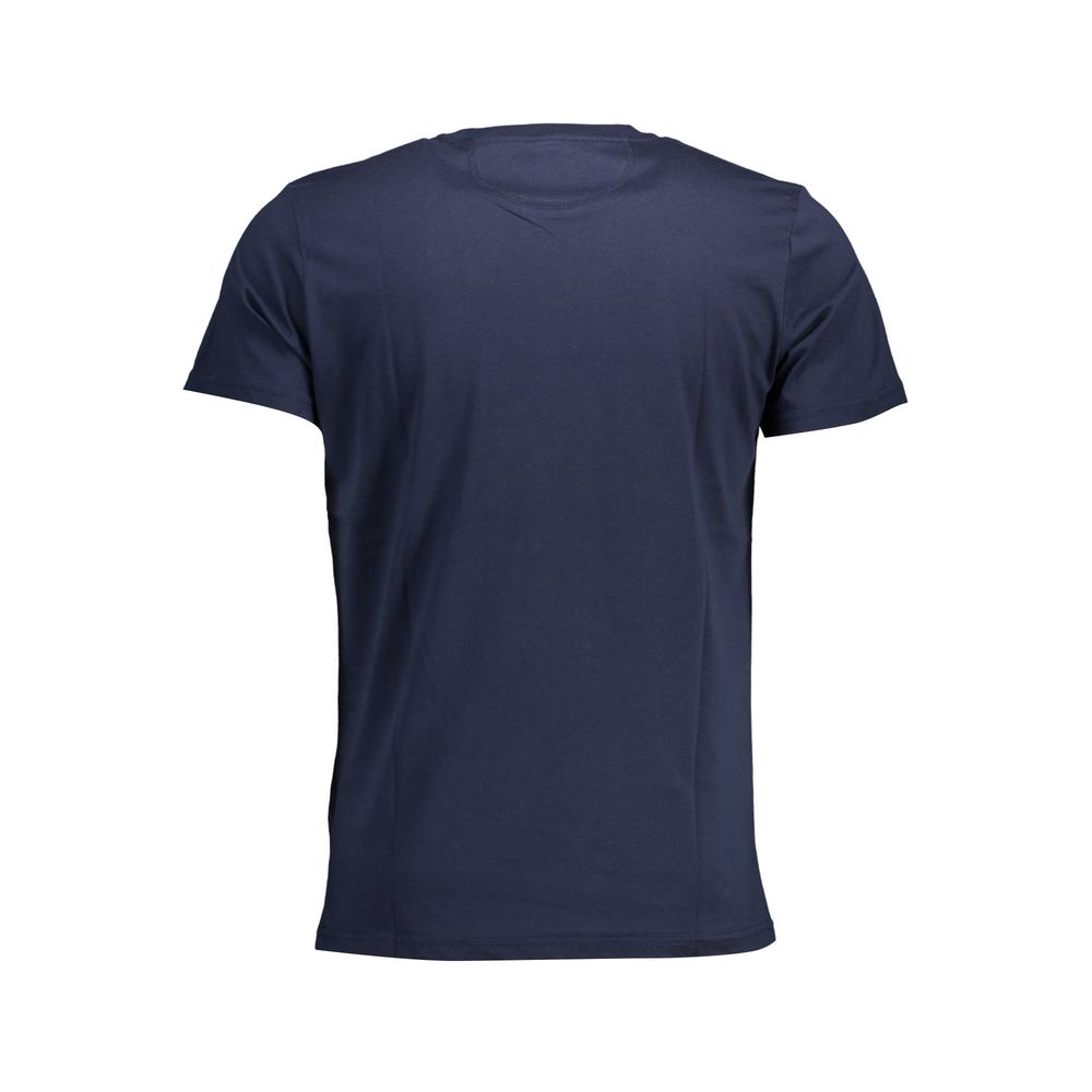 La Martina – Schickes Baumwoll-T-Shirt mit Rundhalsausschnitt in Blau
