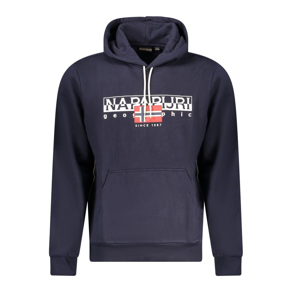 Napapijri Blue Cotton Sweatshirt