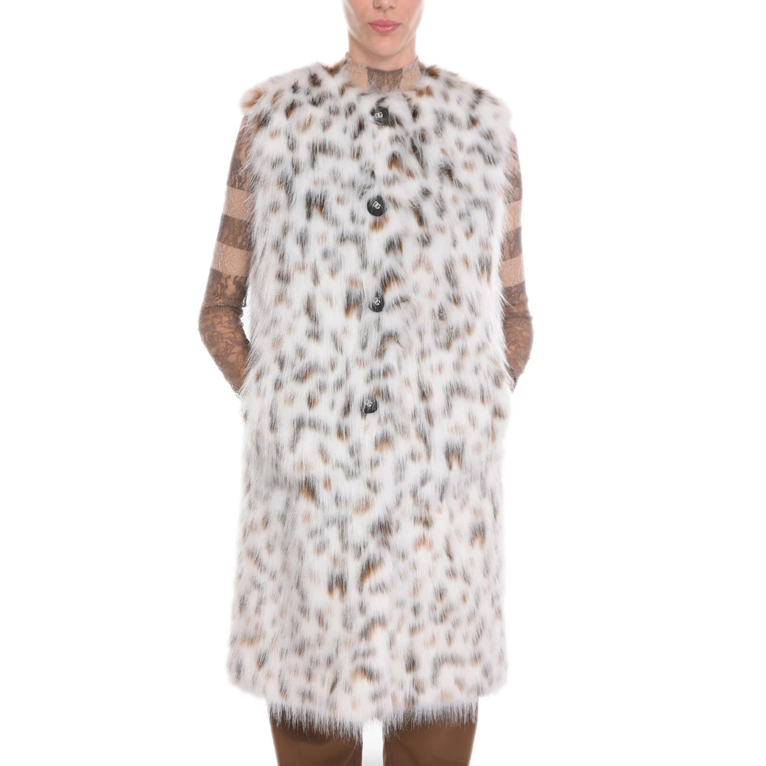 Dolce & Gabbana Eco-fur White Woman