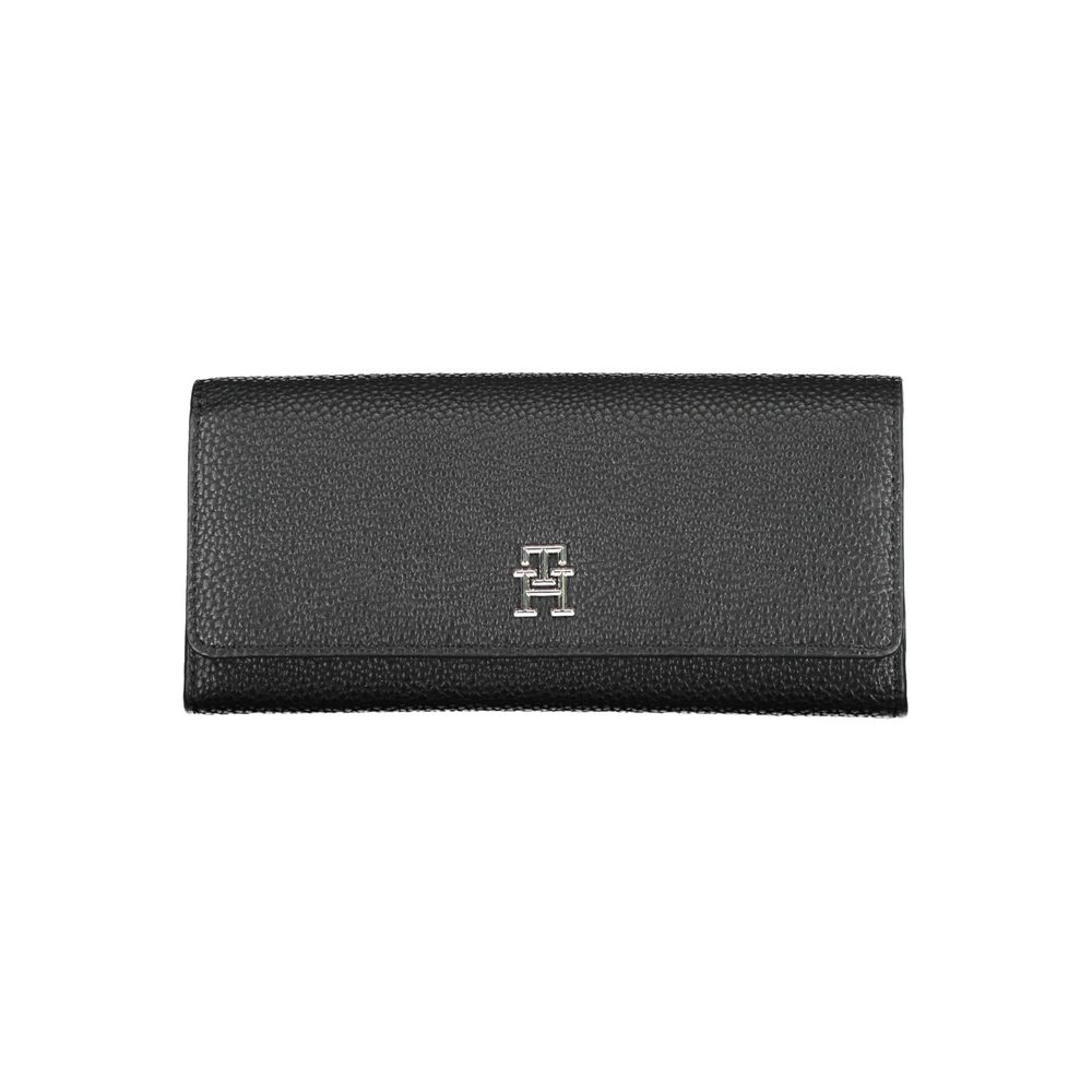 Tommy Hilfiger – Schwarze Polyethylen-Geldbörse für Damen