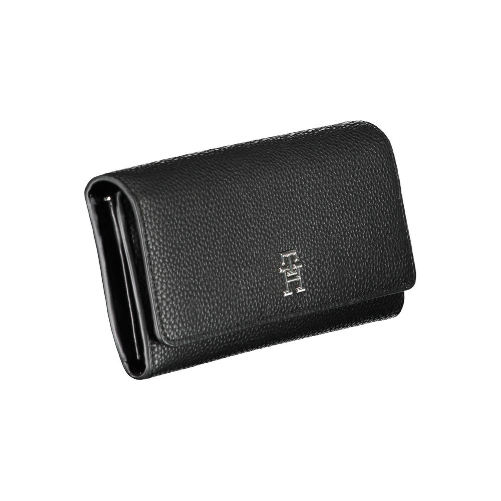 Tommy Hilfiger – Schwarze Polyethylen-Geldbörse für Damen