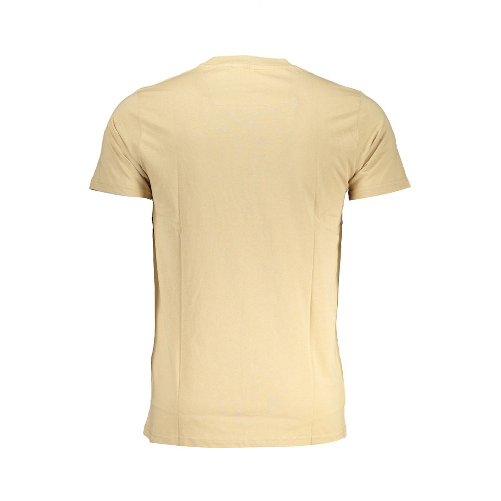 Beiges Baumwoll-T-Shirt der Cavalli Class